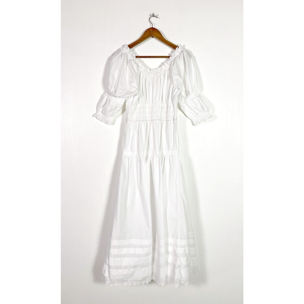 Doen Bardot Dress White - Picture 6 of 10